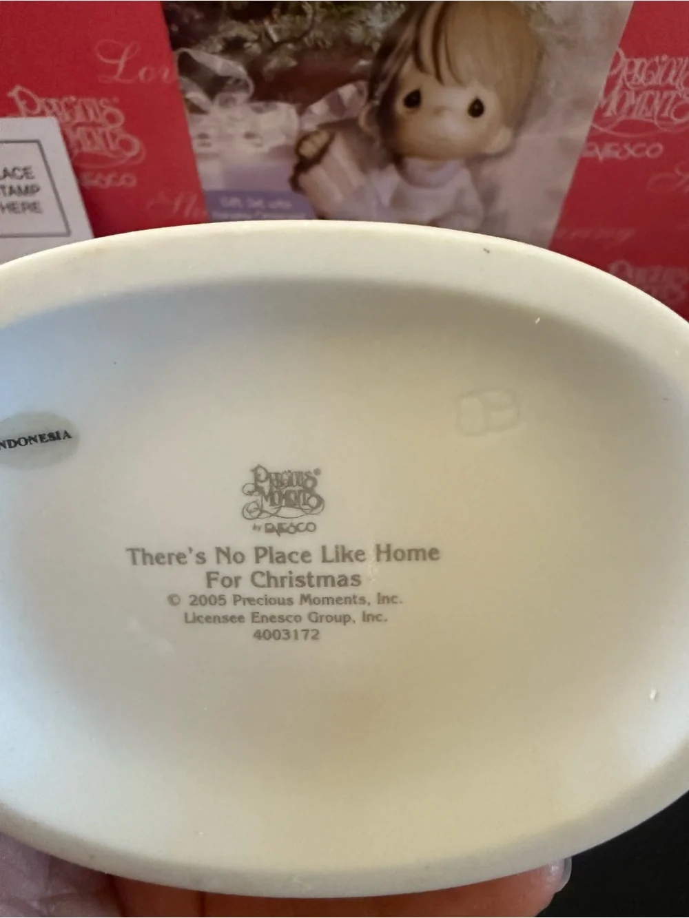 Lot of 2 VTG Precious Moments 2005 There’s No Place + Ornament, 2004 Simple Joys